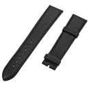 Genuine OMEGA De Ville Prestige leather watch strap 19 to 16 mm, black