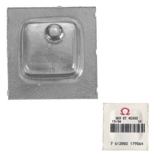 Corona auténtica OMEGA Speedmaster de 5,5 mm para tubo de 2,5 mm, acero