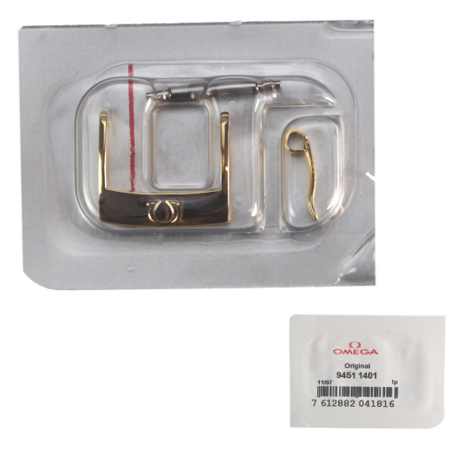 Genuine OMEGA pin buckle 14 mm, gold plated