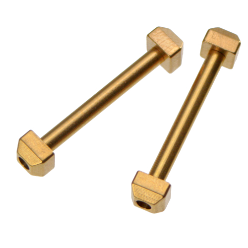 Bracelet attachment screw gold-plated compatible to Cartier Pasha