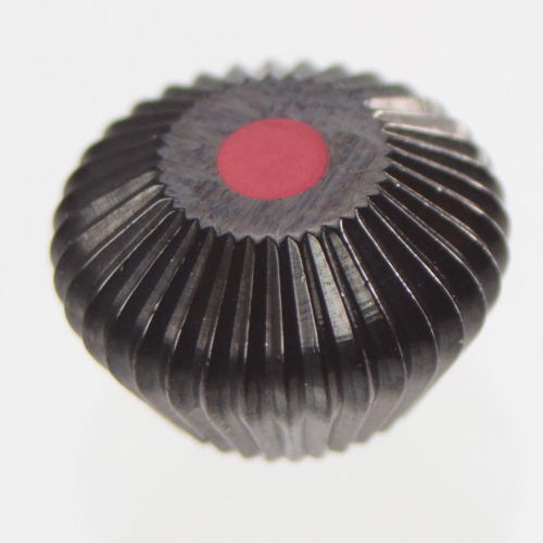 Corona da polso nera, diametro 7,9 mm, filettatura 1,1 mm
