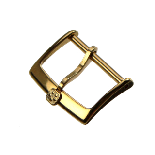 Genuine ETERNA pin buckle gold plated 16 mm with classic logo