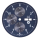 Esfera para Valjoux 7750 - HR, azul - 36.80 mm