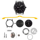 Armbanduhr DIY Bausatz, 36 mm Edelstahllgehäuse, schwarz...