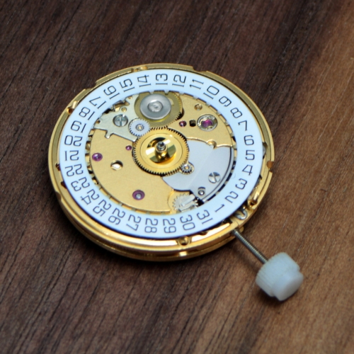 ETA 2824-2 automatic movement 11 /12 SC CLD F3 H2=1.25 mm gold-plated