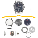 Armbanduhr DIY Bausatz, 42 mm Edelstahllgehäuse inklusive...