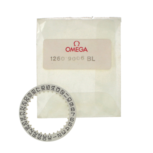 OMEGA 1260-9006 BL Indieatore della data nero su bianco per OMEGA 1260, ETA 9164