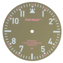 Dial for Miyota 2035 - POP-PILOT, okker 35.1 mm