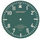 Quadrante per Miyota 2035 - POP-PILOT, verde 37 mm