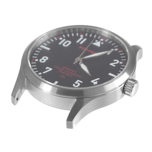 POP-Pilot JFK orologio da polso 41,5 mm con nero / rosso senza braccialetto