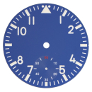 Blaues Armbanduhr Zifferblatt 37,20 mm für Unitas 6498-1