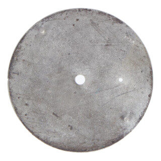 Taschenuhr-Zifferblatt weiß, 37,0 mm für Unitas 6498-1