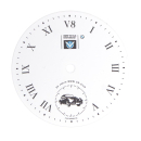 Armbanduhr Zifferblatt 37,00 mm weiß BMW V8-Club für...