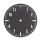 Wristwatch dial 37.00 mm black/white ETA 2824
