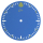 Wristwatch dial 36.90 mm blue for ETA 2824