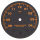 Montre Cadran 37,00 mm "KEEP ON RACING !" noir, orange pour Unitas 6498-1