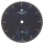 Esfera del reloj de pulsera 31,00 mm, azul con segundero pequeño a las 6