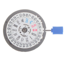 Automatik Uhrwerk Seiko NH36 12 SC DD CLD F3 weiße Tag- und Datumsscheibe