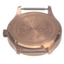 Reloj de pulsera POP-Pilot MRS 40 mm, rosado, sin brazalete, esfera gris