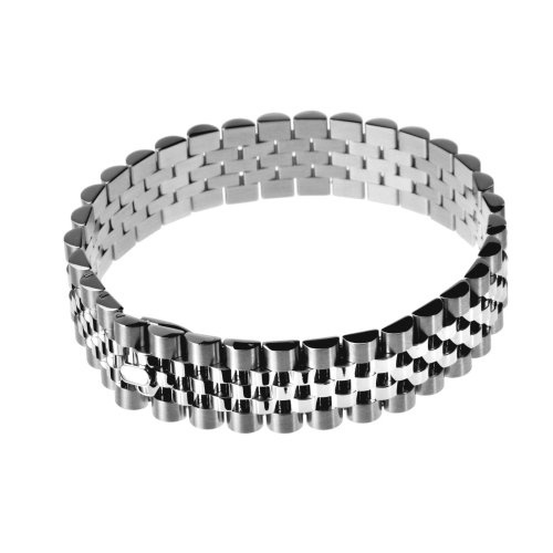 Armband Rolex Jubile Style versteckte Faltschließe Edelstahl poliert/gebürstet