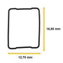 Body gasket for CARTIER Tank Basculante 12,70 X 16,80 mm