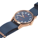 Montre-bracelet, rosé 39 mm avec cadran POP Pilot bleu et bracelet en nylon