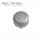 Corona auténtica de IWC, titanio 6,5 mm de diámetro, tubo de 3,0 mm