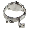 Montre Pop Pilot 42 mm avec bracelet milanais en acier inoxydable poli