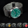 Reloj Pop Pilot 42 mm con brazalete milanesa de acero inoxidable pulido
