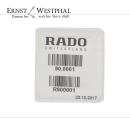 Genuine RADO waterproof set R900001 for case ref. 152.0366.3, 152.0463.3