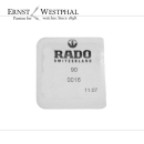 Genuine RADO waterproof set R900016 for case ref. 160.0282.3, 160.0485.3