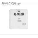 Original RADO Wasserdicht-Set R900006 für Gehäuse Ref. 153.0399.3, 153.0469.3
