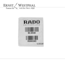 Genuine RADO waterproof set R900040 for case ref. 636.0313.3