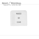 Original RADO Wasserdicht-Set R900048 für Gehäuse Ref. 111.0322.3, 111.0348.3