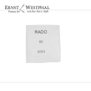 Original RADO Wasserdicht-Set R900053 für Gehäuse Ref. 153.0349.3