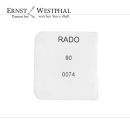 Original RADO Wasserdicht-Set R900074 für Gehäuse Ref. 963.0409.3, 963.0410.3