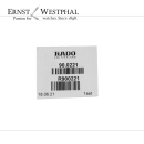 Genuine RADO waterproof set R900221 for case ref. 129.0720.3, 129.0724.3