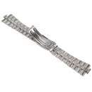 SEIKO brushed steel bracelet with folding clasp 165 mm, 21.2 mm / 4.9 mm