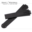 Genuine ORIS rubber strap, black, for ORIS Aquis models...