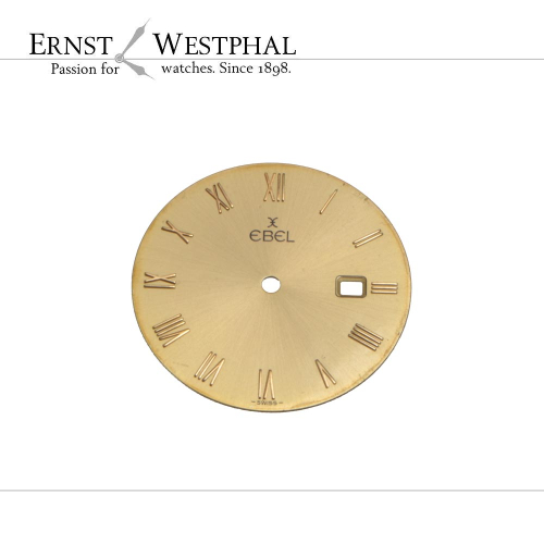 Original EBEL Zifferblatt 183903/222 26,5 mm gold für Classic Sport Wave 183903