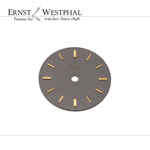 Esfera gris genuina EBEL 166901/232 de 16,26 mm para Classic Sport Wave 166901