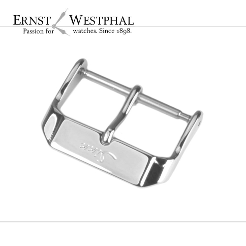 Genuine SINN pin buckle 22 mm stainless steel, polished