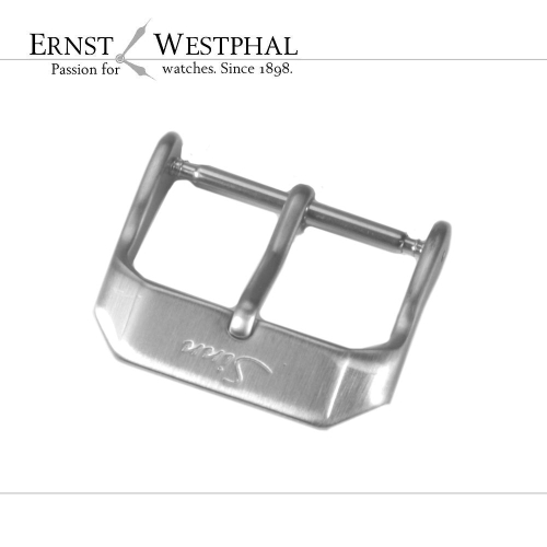 Genuine SINN pin buckle 20 mm stainless steel, brushed