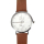 DeSoto ‘Firedome’ one-hand wristwatch steel leather strap brown