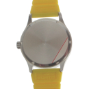 "Pop Pilot x Fortis" wristwatch 42 mm, yellow JNB, Miyota 2035 SC silicone strap