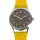 "Pop Pilot x Fortis" wristwatch 42 mm, yellow JNB, Miyota 2035 SC silicone strap