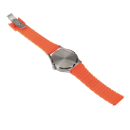 "Pop Pilot x Fortis" wristwatch 42mm, orange DUR, Miyota 2035 SC, silicone strap