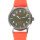 "Pop Pilot x Fortis" wristwatch 42mm, orange DUR, Miyota 2035 SC, silicone strap