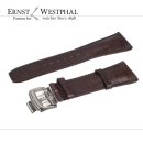 Genuine BAUME & MERCIER leather strap, brown 26 mm...