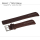 Genuine SKAGEN watch strap, genuine leather, brown 20 mm